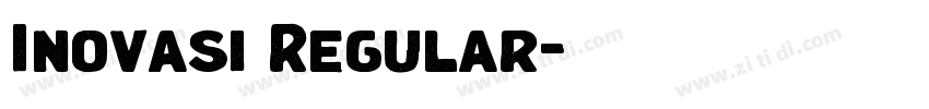 Inovasi Regular字体转换 Inovasi Regular字体转换